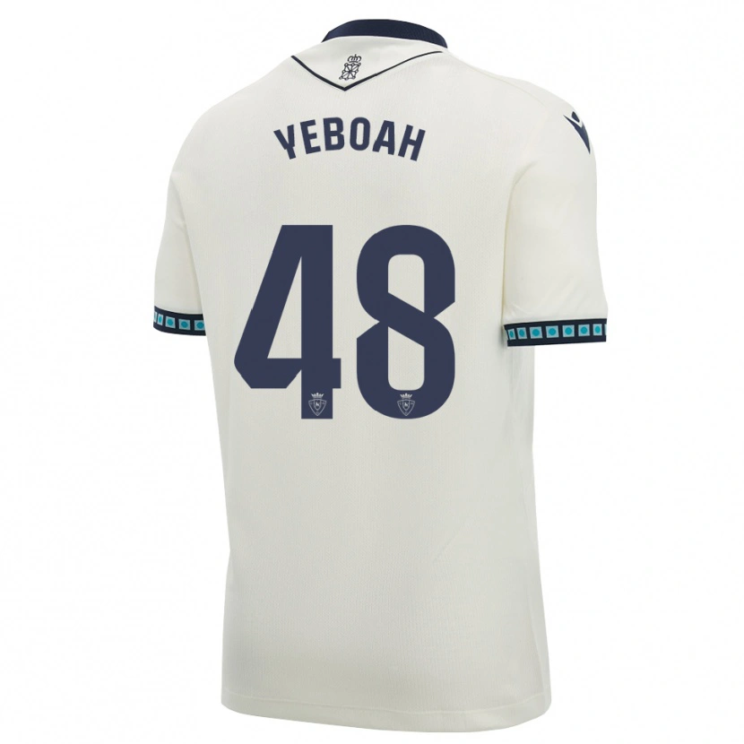 Danxen Heren Rockson Yeboah #48 Wit Zwart Licht Hemelsblauw Uitshirt Uittenue 2026/27 T-Shirt België