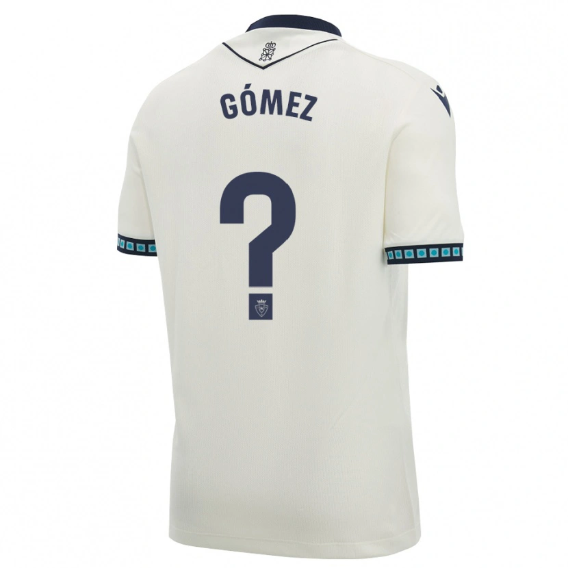 Danxen Heren Alonso Gómez #0 Wit Zwart Licht Hemelsblauw Uitshirt Uittenue 2026/27 T-Shirt België