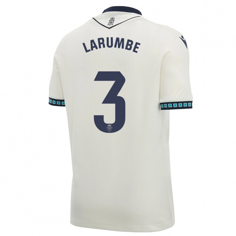 Danxen Heren Saioa Larumbe Beloqui #3 Wit Zwart Licht Hemelsblauw Uitshirt Uittenue 2026/27 T-Shirt België