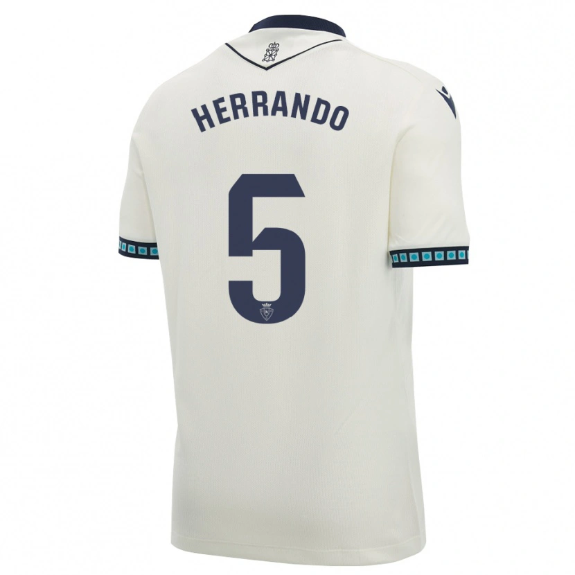 Danxen Heren Jorge Herrando #5 Wit Zwart Licht Hemelsblauw Uitshirt Uittenue 2026/27 T-Shirt België