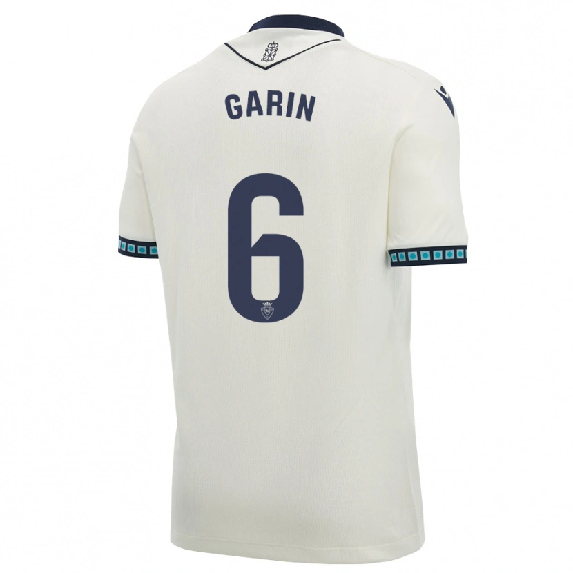 Danxen Heren Xabi Garin #6 Wit Zwart Licht Hemelsblauw Uitshirt Uittenue 2026/27 T-Shirt België