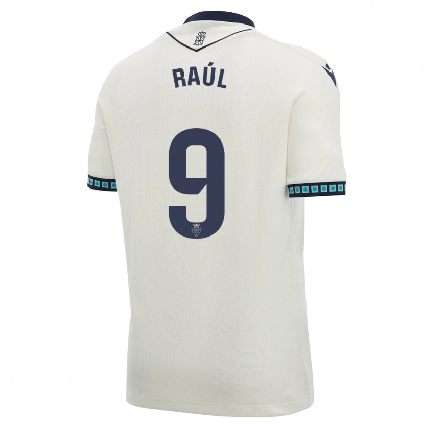 Danxen Heren Raúl García #9 Wit Zwart Licht Hemelsblauw Uitshirt Uittenue 2026/27 T-Shirt België