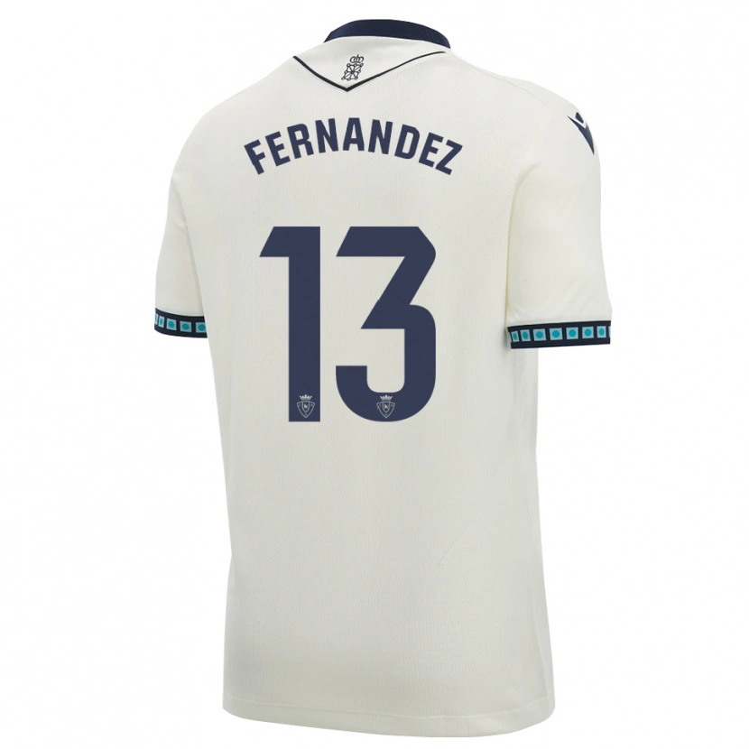 Danxen Heren Aitor Fernández #13 Wit Zwart Licht Hemelsblauw Uitshirt Uittenue 2026/27 T-Shirt België