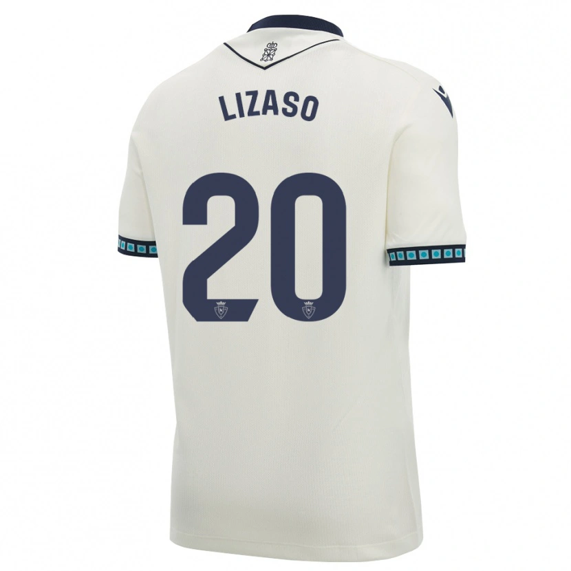 Danxen Heren Iker Lizaso #20 Wit Zwart Licht Hemelsblauw Uitshirt Uittenue 2026/27 T-Shirt België