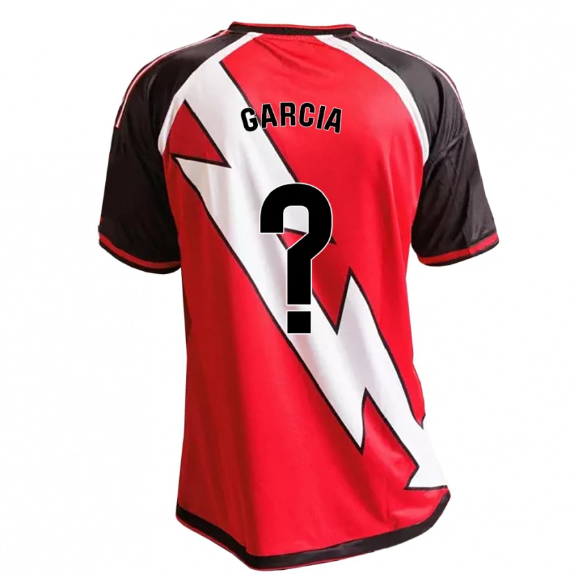 Danxen Heren David García #0 Rood Zwart Wit Uitshirt Uittenue 2026/27 T-Shirt België