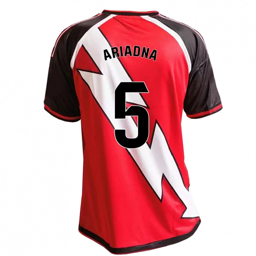 Danxen Heren Ariadna Rovirola Moreno #5 Rood Zwart Wit Uitshirt Uittenue 2026/27 T-Shirt België