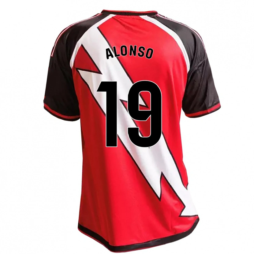 Danxen Heren Iván Alonso #19 Rood Zwart Wit Uitshirt Uittenue 2026/27 T-Shirt België