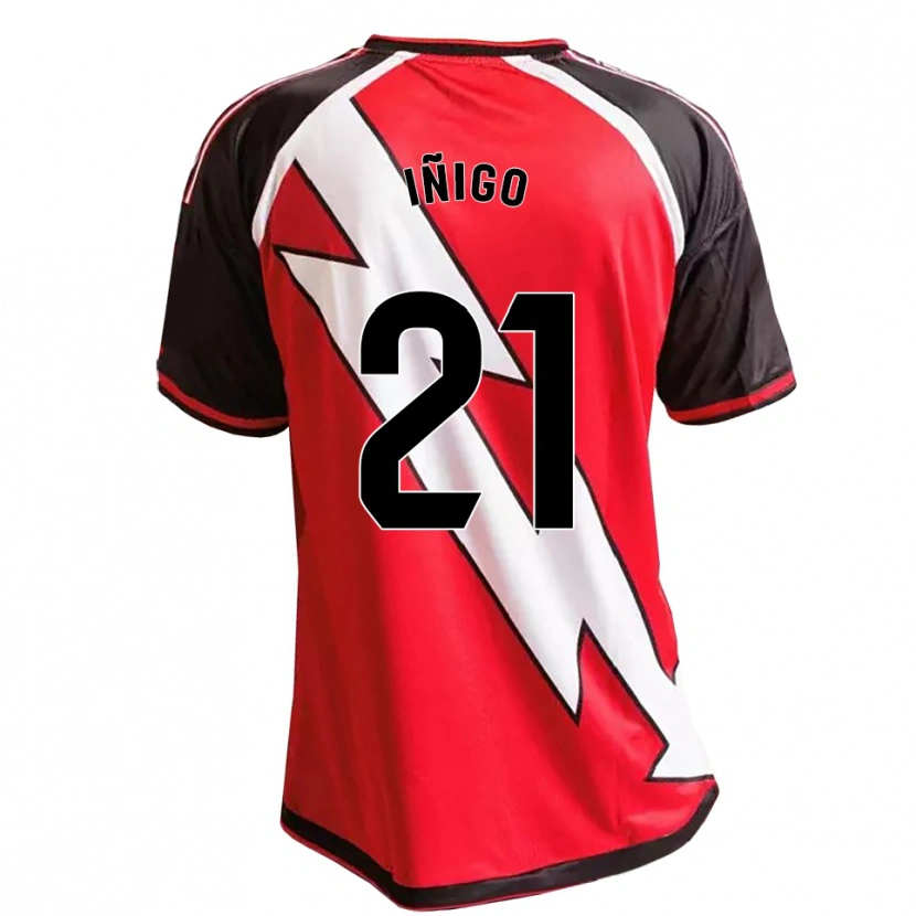 Danxen Heren Iván Iñigo #21 Rood Zwart Wit Uitshirt Uittenue 2026/27 T-Shirt België