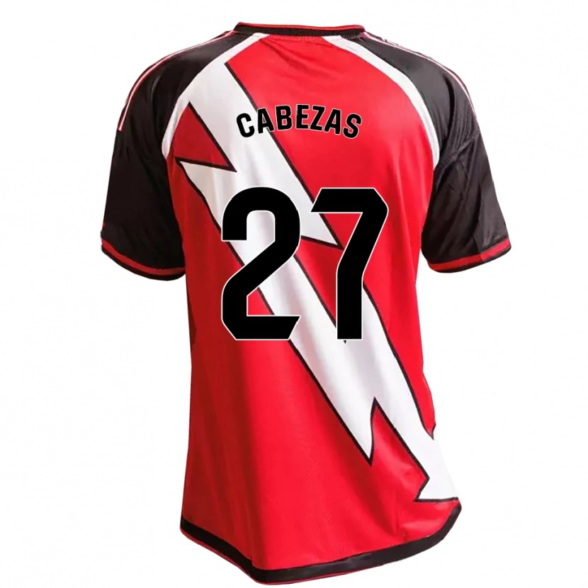 Danxen Heren Claudia María Cabezas #27 Rood Zwart Wit Uitshirt Uittenue 2026/27 T-Shirt België