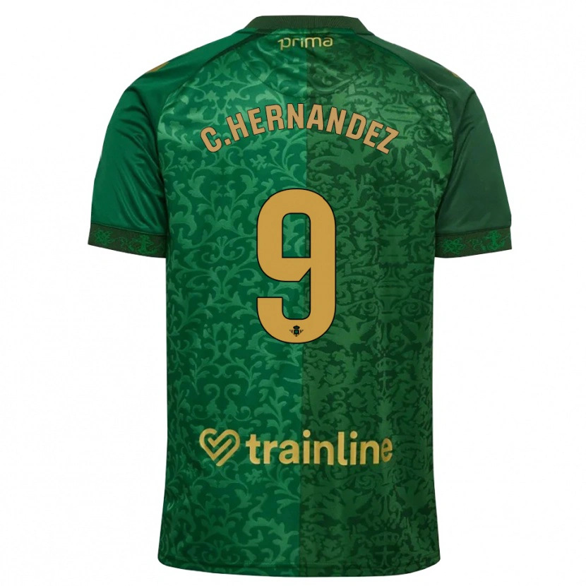 Danxen Heren Cucho Hernández #9 Bosgroen Donker Goudenrood Uitshirt Uittenue 2026/27 T-Shirt België