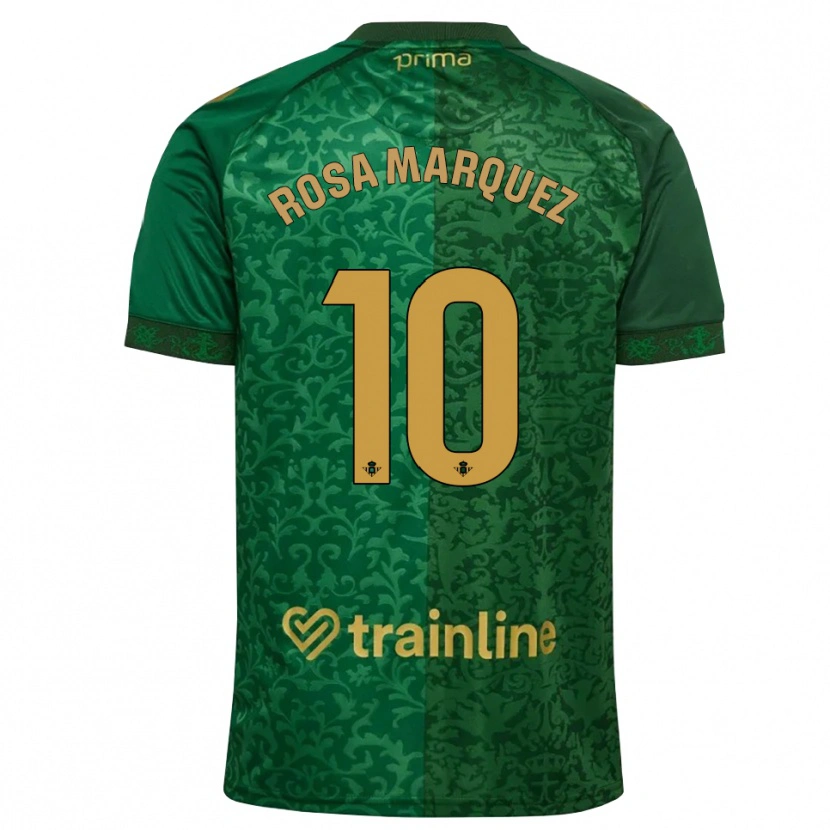 Danxen Heren Rosa Márquez Baena #10 Bosgroen Donker Goudenrood Uitshirt Uittenue 2026/27 T-Shirt België