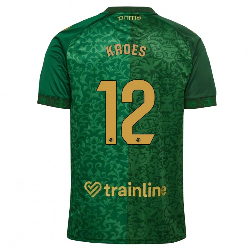 Danxen Heren Victor Kroes #12 Bosgroen Donker Goudenrood Uitshirt Uittenue 2026/27 T-Shirt België