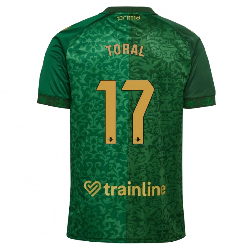 Danxen Heren Antonio Toral #17 Bosgroen Donker Goudenrood Uitshirt Uittenue 2026/27 T-Shirt België