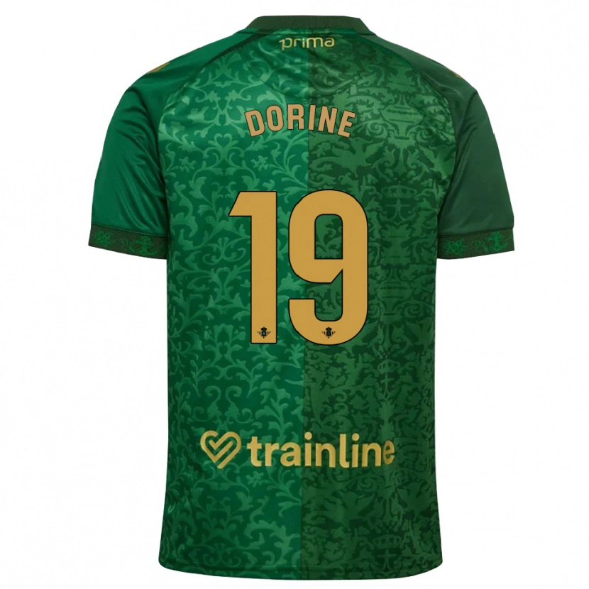 Danxen Heren Dorine Nina Chuigoue #19 Bosgroen Donker Goudenrood Uitshirt Uittenue 2026/27 T-Shirt België