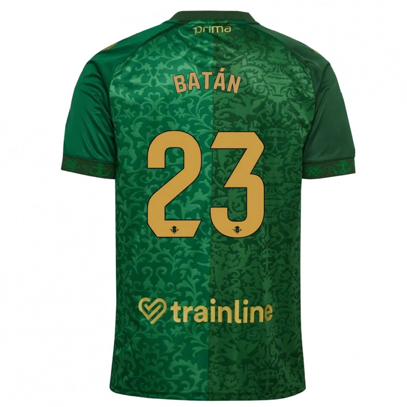 Danxen Heren Fran Batán #23 Bosgroen Donker Goudenrood Uitshirt Uittenue 2026/27 T-Shirt België