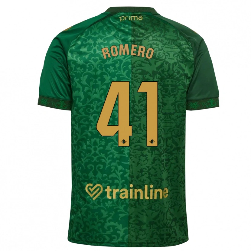 Danxen Heren José Romero #41 Bosgroen Donker Goudenrood Uitshirt Uittenue 2026/27 T-Shirt België