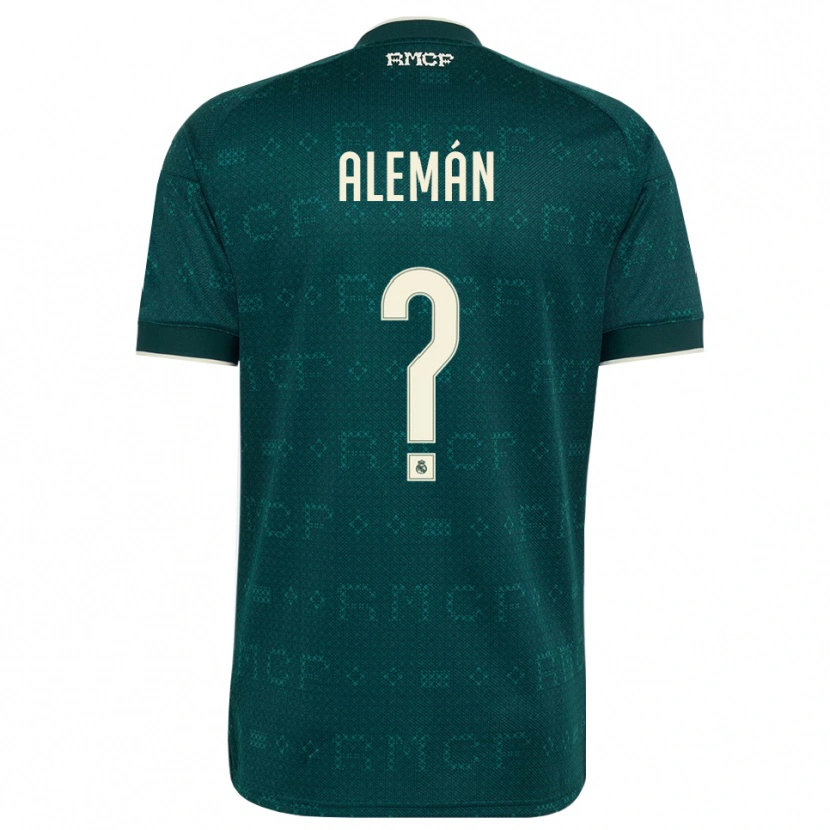 Danxen Heren Alexander Alemán #0 Donker Leigrijs Wit Uitshirt Uittenue 2026/27 T-Shirt België
