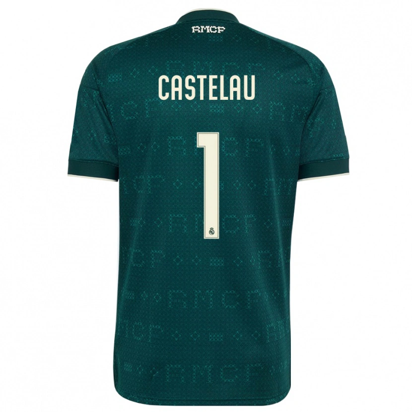 Danxen Heren Alber Castelau #1 Donker Leigrijs Wit Uitshirt Uittenue 2026/27 T-Shirt België