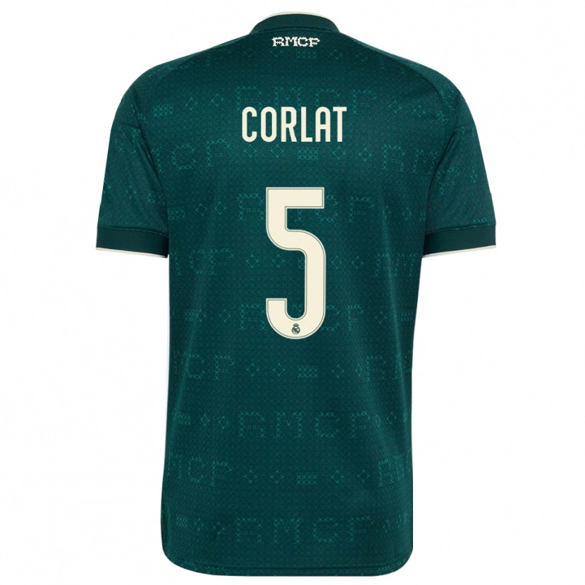 Danxen Heren Edu Corlat #5 Donker Leigrijs Wit Uitshirt Uittenue 2026/27 T-Shirt België
