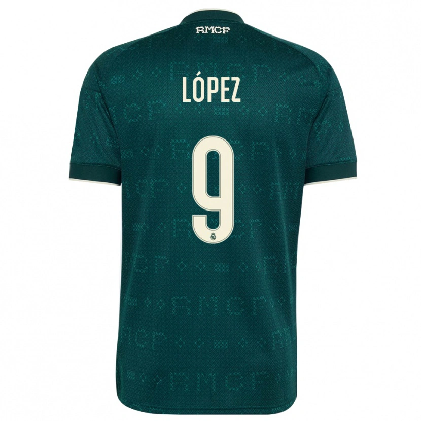 Danxen Heren Mikel López #9 Donker Leigrijs Wit Uitshirt Uittenue 2026/27 T-Shirt België