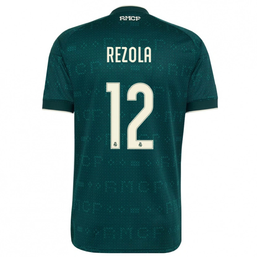 Danxen Heren Manex Rezola #12 Donker Leigrijs Wit Uitshirt Uittenue 2026/27 T-Shirt België