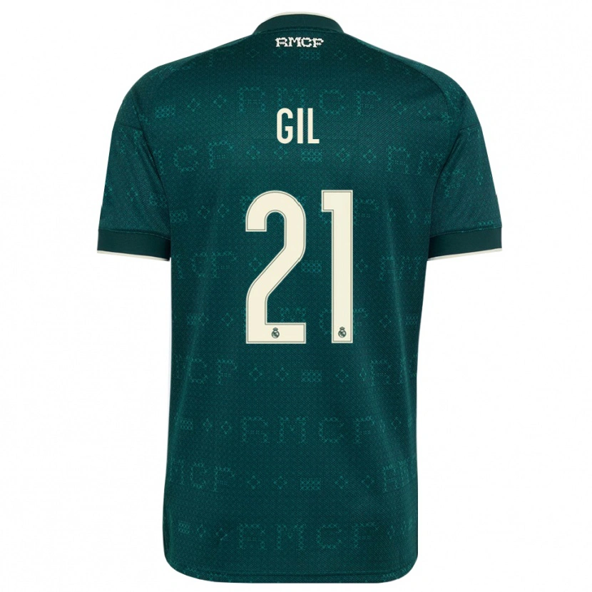 Danxen Heren Iker Gil #21 Donker Leigrijs Wit Uitshirt Uittenue 2026/27 T-Shirt België