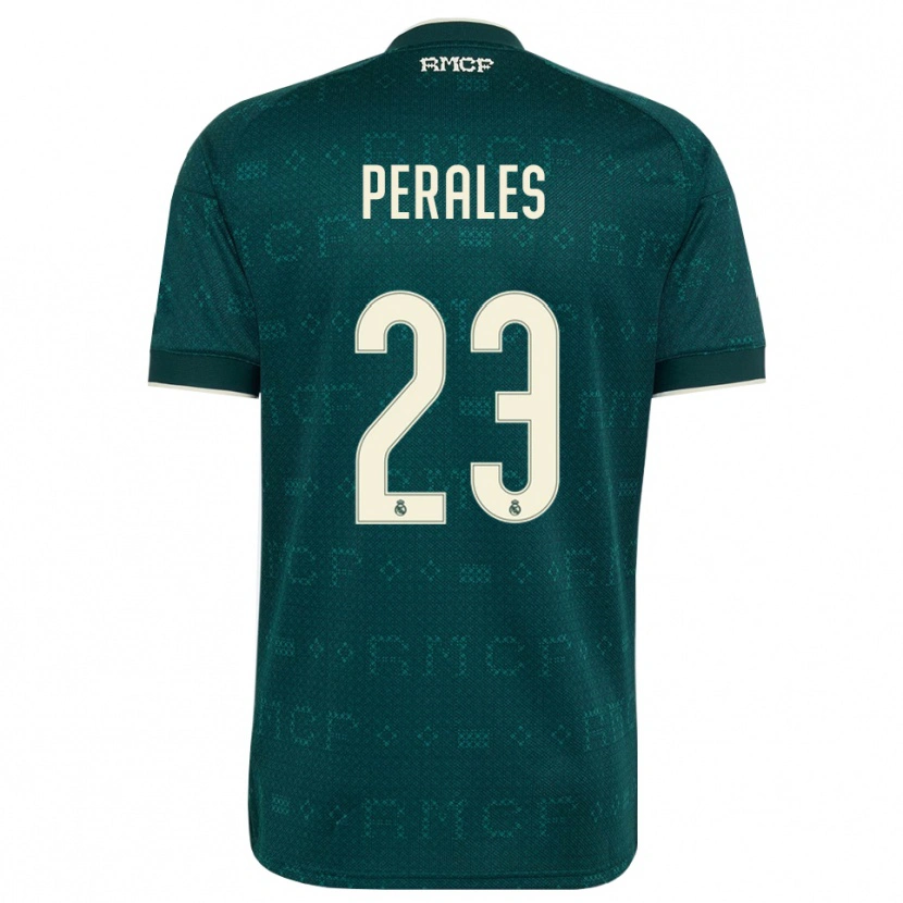 Danxen Heren Miguel Perales #23 Donker Leigrijs Wit Uitshirt Uittenue 2026/27 T-Shirt België