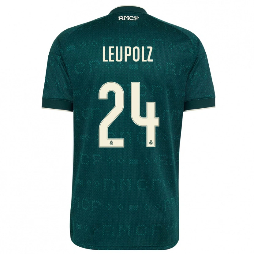 Danxen Heren Melanie Leupolz #24 Donker Leigrijs Wit Uitshirt Uittenue 2026/27 T-Shirt België