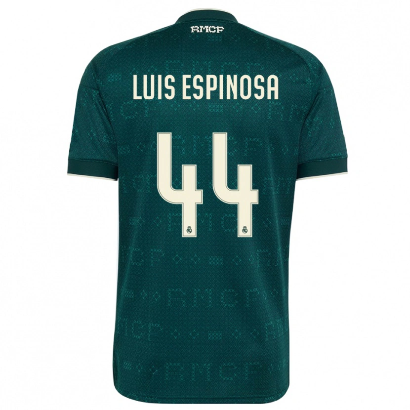 Danxen Heren José Luis Espinosa #44 Donker Leigrijs Wit Uitshirt Uittenue 2026/27 T-Shirt België