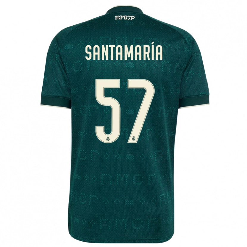 Danxen Heren Fran Santamaría #57 Donker Leigrijs Wit Uitshirt Uittenue 2026/27 T-Shirt België