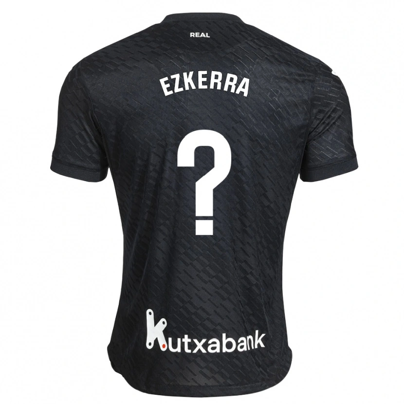 Danxen Heren Naier Ezkerra #0 Zwart Wit Uitshirt Uittenue 2026/27 T-Shirt België