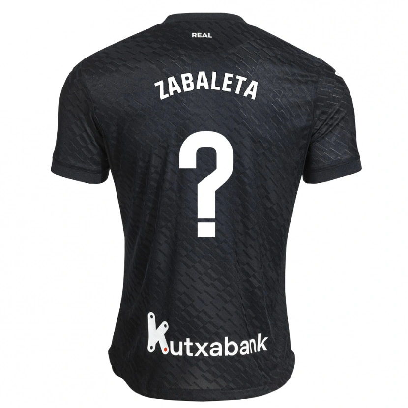 Danxen Heren Unax Zabaleta #0 Zwart Wit Uitshirt Uittenue 2026/27 T-Shirt België