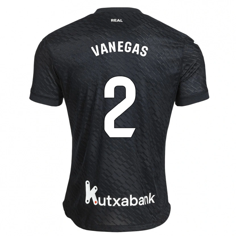 Danxen Heren Manuela Vanegas Cataño #2 Zwart Wit Uitshirt Uittenue 2026/27 T-Shirt België