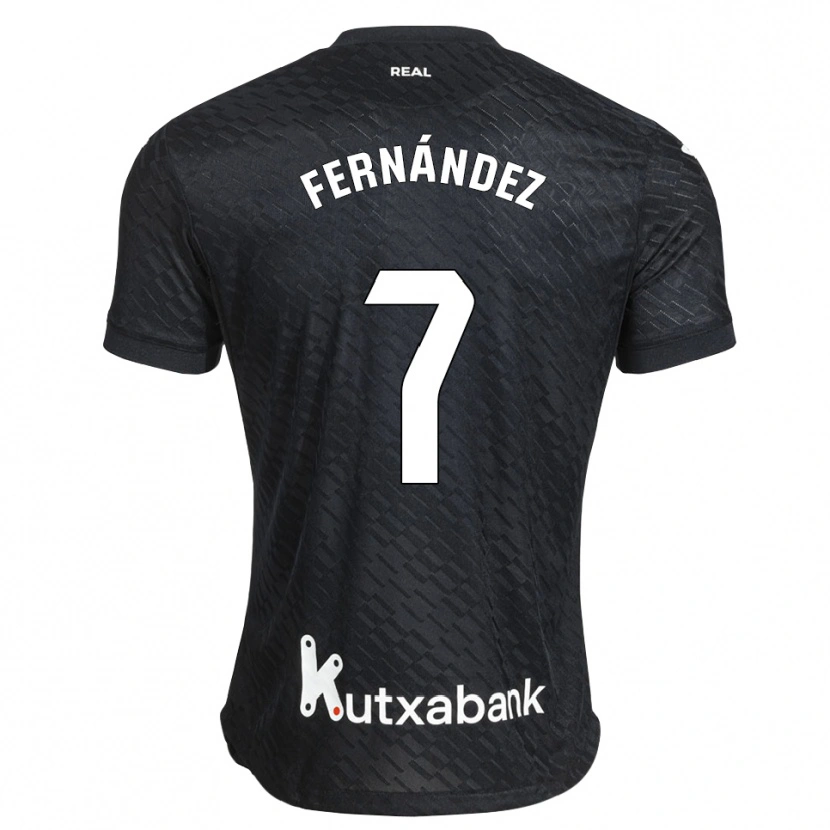 Danxen Heren Xuban Fernández #7 Zwart Wit Uitshirt Uittenue 2026/27 T-Shirt België