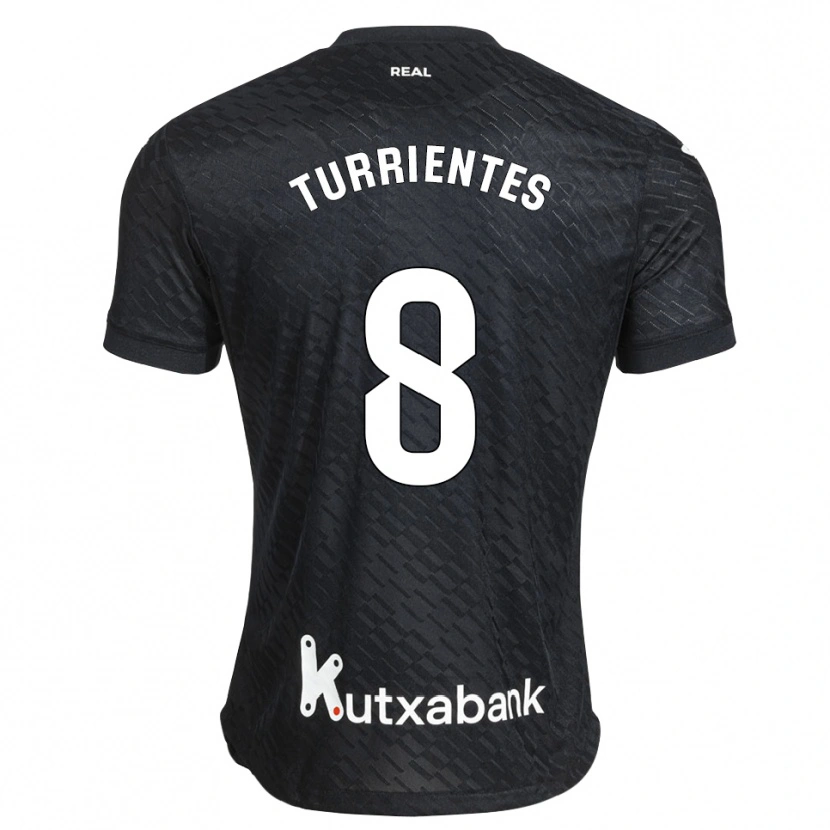 Danxen Heren Beñat Turrientes #8 Zwart Wit Uitshirt Uittenue 2026/27 T-Shirt België