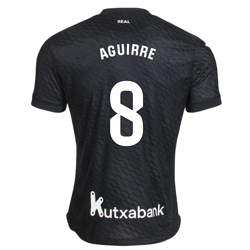 Danxen Heren Ibai Aguirre #8 Zwart Wit Uitshirt Uittenue 2026/27 T-Shirt België