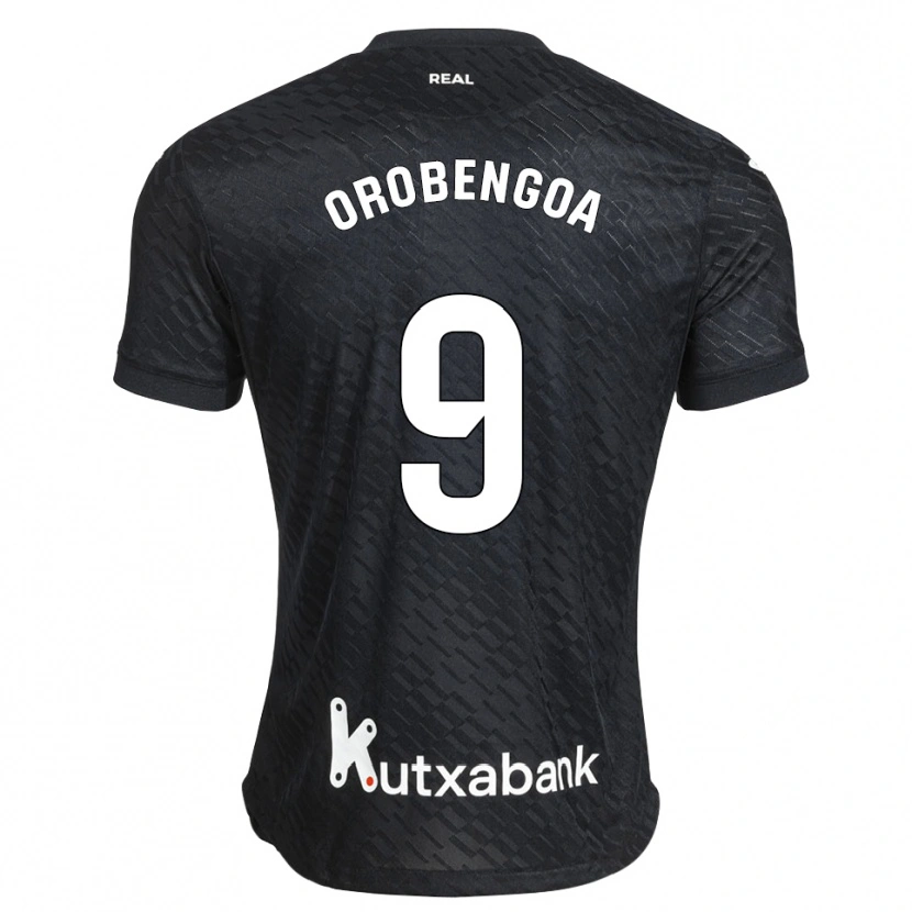 Danxen Heren Ekain Orobengoa #9 Zwart Wit Uitshirt Uittenue 2026/27 T-Shirt België