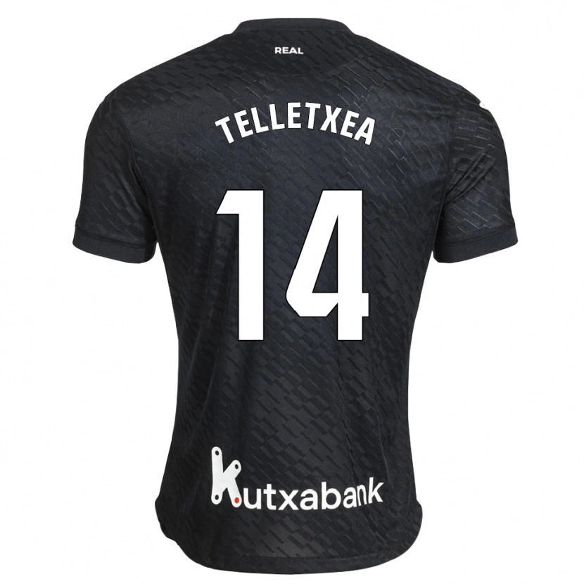 Danxen Heren Oihan Telletxea #14 Zwart Wit Uitshirt Uittenue 2026/27 T-Shirt België