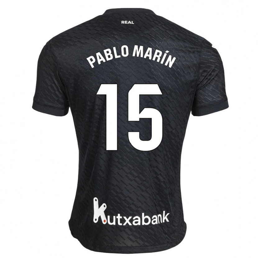Danxen Heren Pablo Marín #15 Zwart Wit Uitshirt Uittenue 2026/27 T-Shirt België