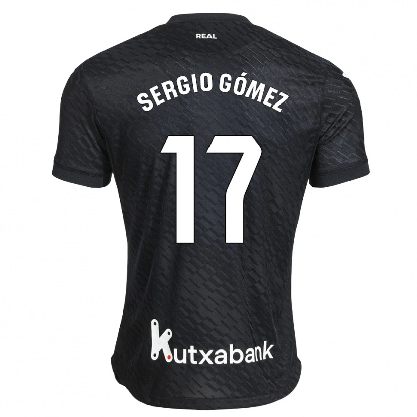 Danxen Heren Sergio Gómez #17 Zwart Wit Uitshirt Uittenue 2026/27 T-Shirt België