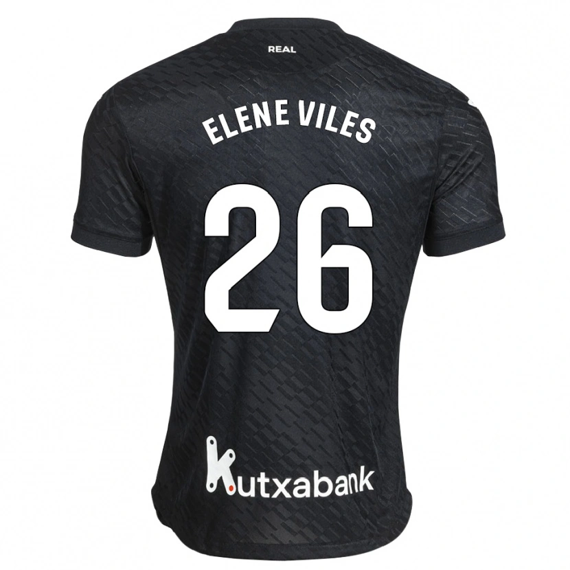 Danxen Heren Elene Viles Odriozola #26 Zwart Wit Uitshirt Uittenue 2026/27 T-Shirt België