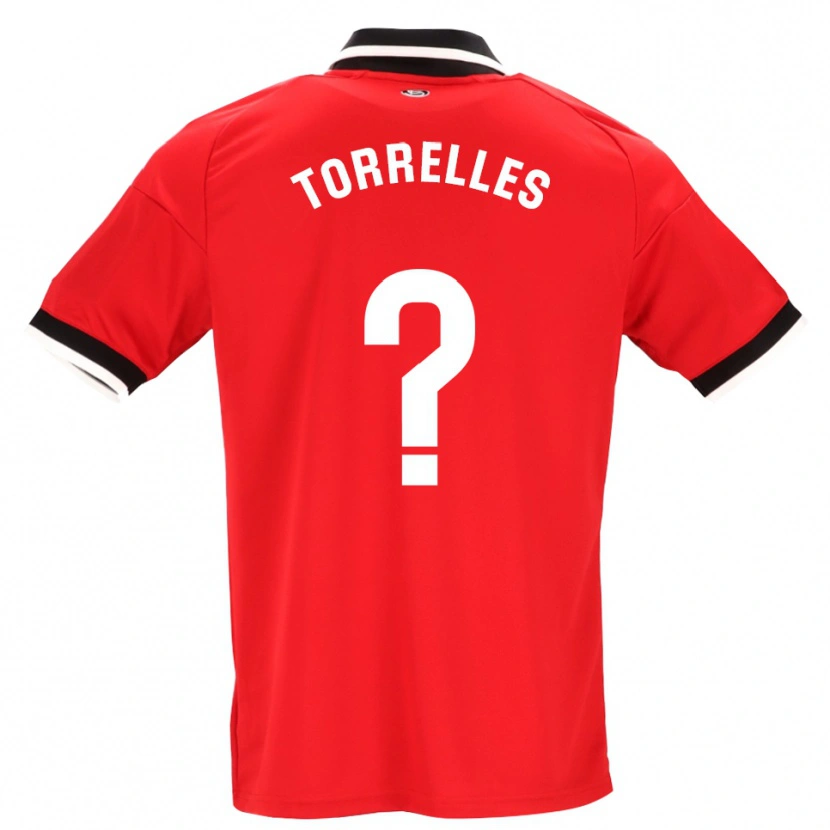 Danxen Heren Genís Torrelles #0 Zwart Wit Rood Uitshirt Uittenue 2026/27 T-Shirt België