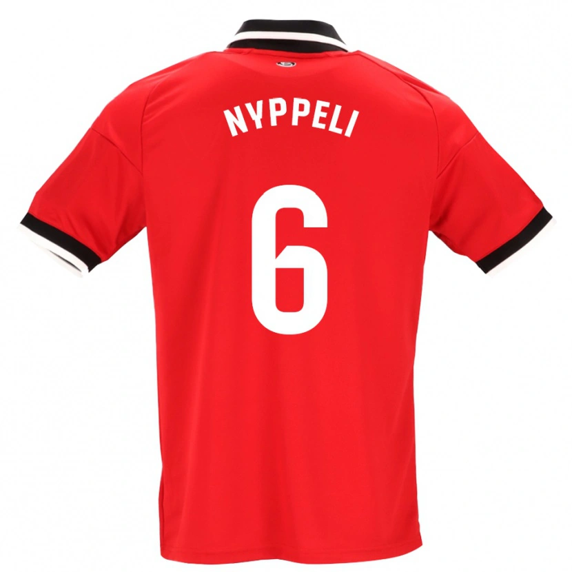 Danxen Heren Ramón Nyppeli #6 Zwart Wit Rood Uitshirt Uittenue 2026/27 T-Shirt België