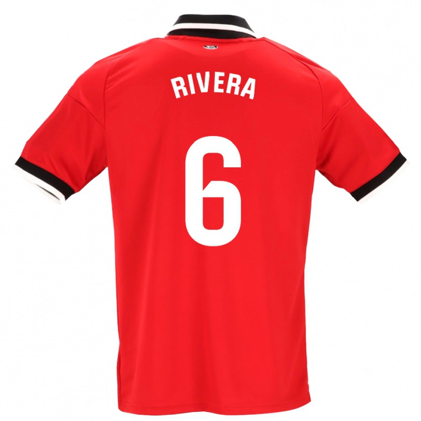 Danxen Heren Pablo Rivera #6 Zwart Wit Rood Uitshirt Uittenue 2026/27 T-Shirt België