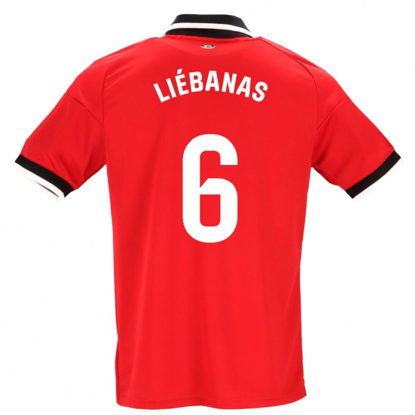 Danxen Heren José Manuel Liébanas #6 Zwart Wit Rood Uitshirt Uittenue 2026/27 T-Shirt België