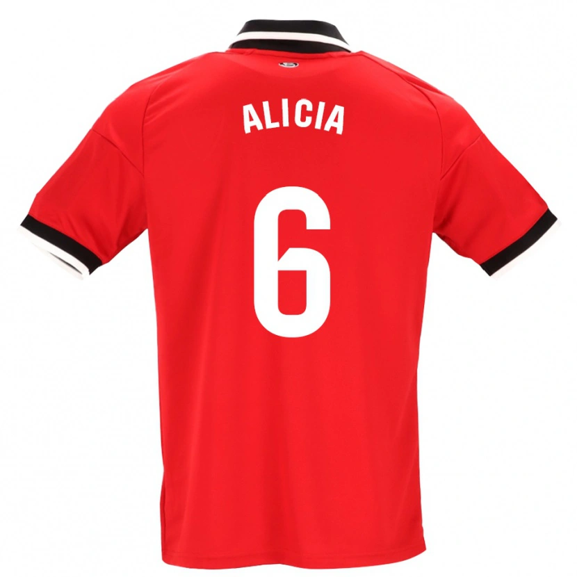 Danxen Heren Alicia Redondo #6 Zwart Wit Rood Uitshirt Uittenue 2026/27 T-Shirt België