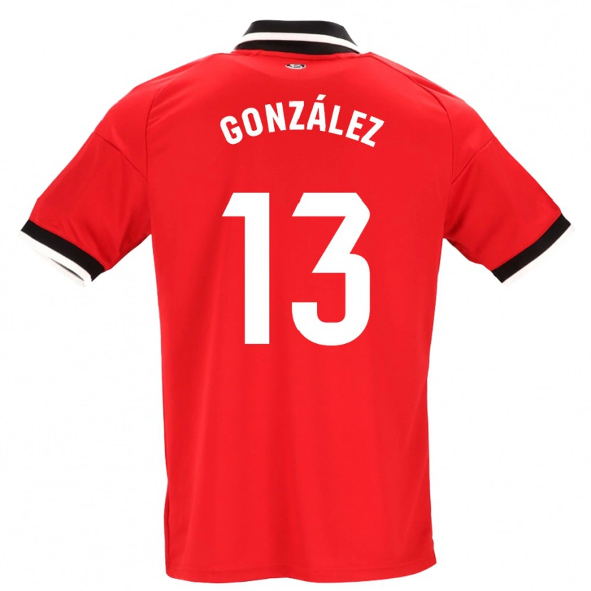 Danxen Heren Fran González #13 Zwart Wit Rood Uitshirt Uittenue 2026/27 T-Shirt België