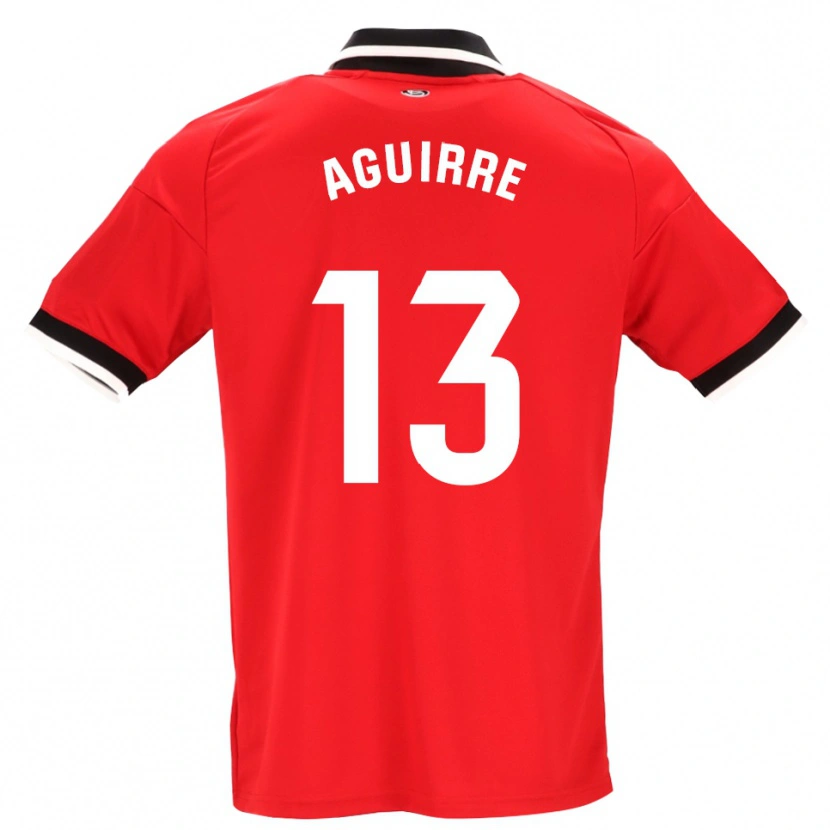 Danxen Heren Yolanda Aguirre #13 Zwart Wit Rood Uitshirt Uittenue 2026/27 T-Shirt België