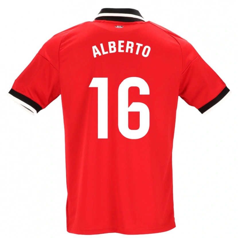 Danxen Heren Alberto González #16 Zwart Wit Rood Uitshirt Uittenue 2026/27 T-Shirt België