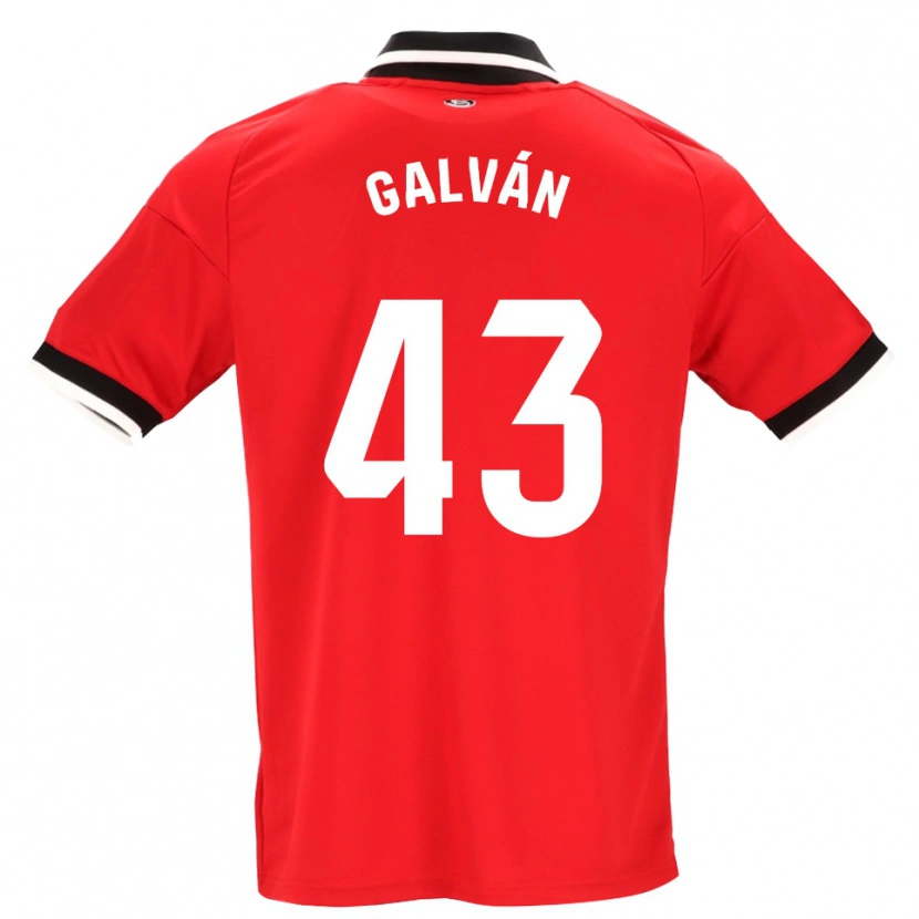 Danxen Heren Arnaudis Galván #43 Zwart Wit Rood Uitshirt Uittenue 2026/27 T-Shirt België